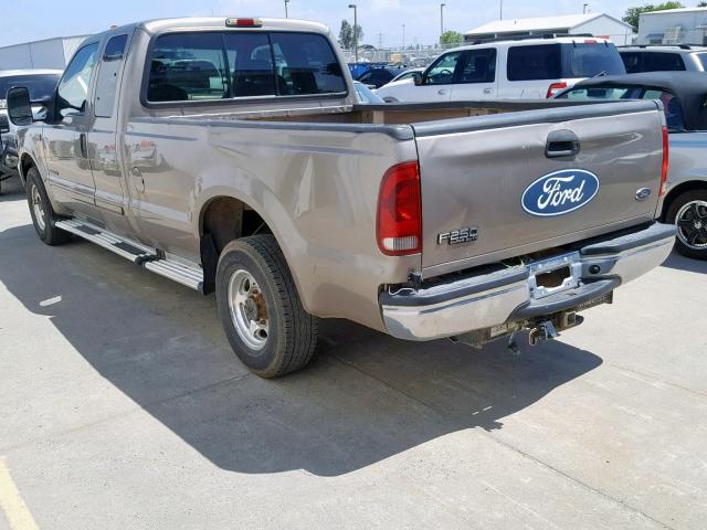 1FTNX20F82EB18420 - 2002 FORD F250 SUPER BROWN photo 3