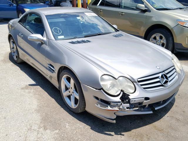 WDBSK75FX4F064363 - 2004 MERCEDES-BENZ SL 500 SILVER photo 1