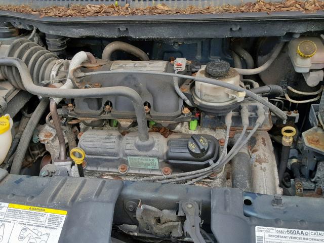 1D4GP25R16B730464 - 2006 DODGE CARAVAN SE BLUE photo 7