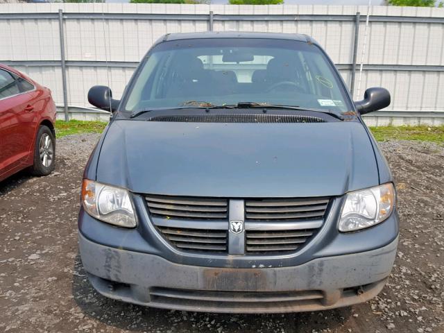 1D4GP25R16B730464 - 2006 DODGE CARAVAN SE BLUE photo 9