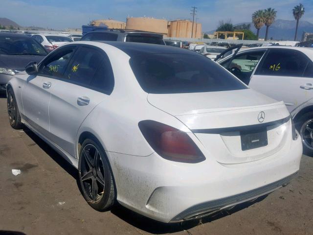 55SWF6EB8GU128633 - 2016 MERCEDES-BENZ C 450 4MAT WHITE photo 3