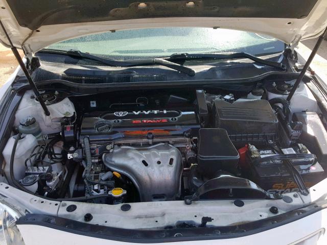 JTNBE46K573062041 - 2007 TOYOTA CAMRY NEW WHITE photo 7