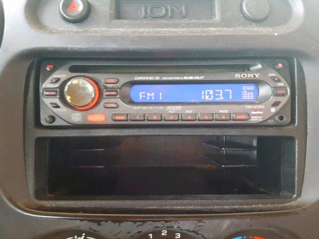 1G8AG52F33Z193530 - 2003 SATURN ION LEVEL BLACK photo 9