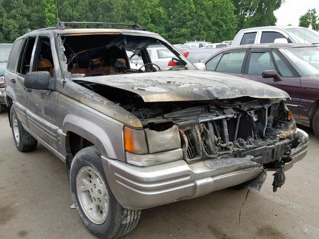 1J4GZ78Y8VC675652 - 1997 JEEP GRAND CHER SILVER photo 1