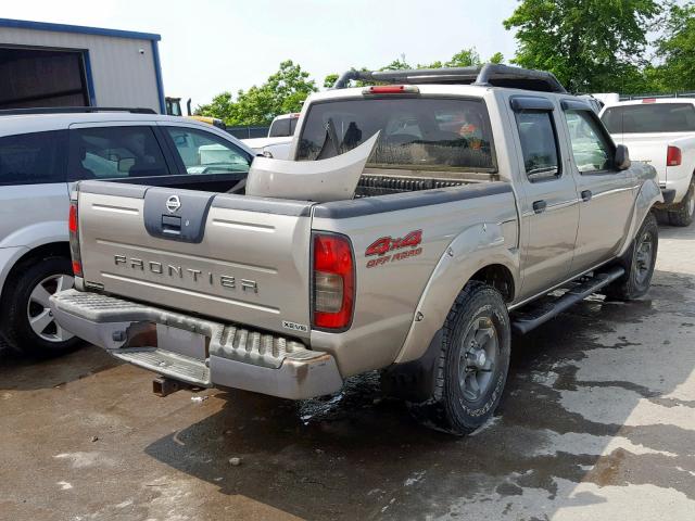 1N6ED27Y64C459066 - 2004 NISSAN FRONTIER C BROWN photo 4