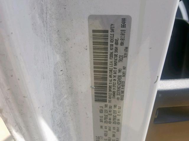 3C6TRVNG1HE524936 - 2017 RAM PROMASTER WHITE photo 10