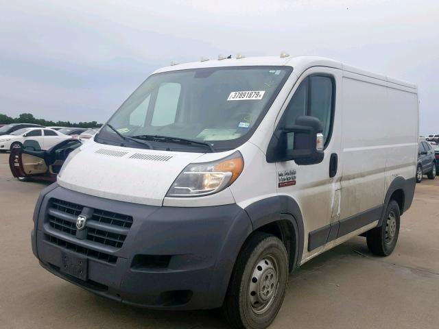 3C6TRVNG1HE524936 - 2017 RAM PROMASTER WHITE photo 2