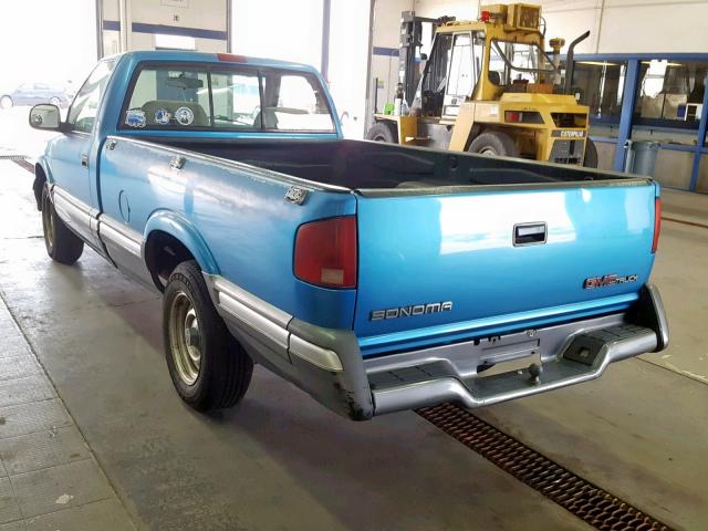 1GTCS14Z6RK521344 - 1994 GMC SONOMA BLUE photo 3