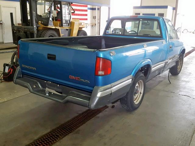 1GTCS14Z6RK521344 - 1994 GMC SONOMA BLUE photo 4