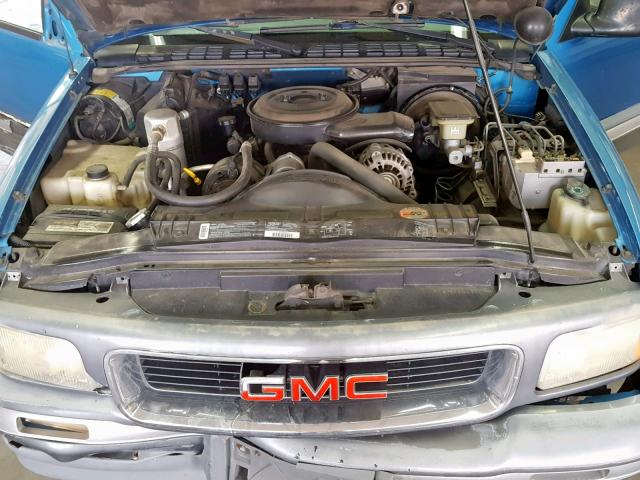 1GTCS14Z6RK521344 - 1994 GMC SONOMA BLUE photo 7