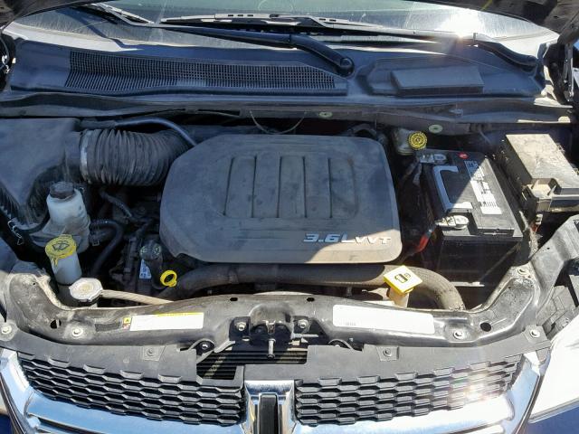 2C4RDGBG3CR302519 - 2012 DODGE GRAND CARA BLUE photo 7