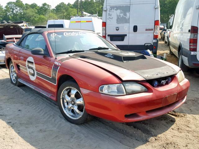 1FALP45T9SF232136 - 1995 FORD MUSTANG GT RED photo 1