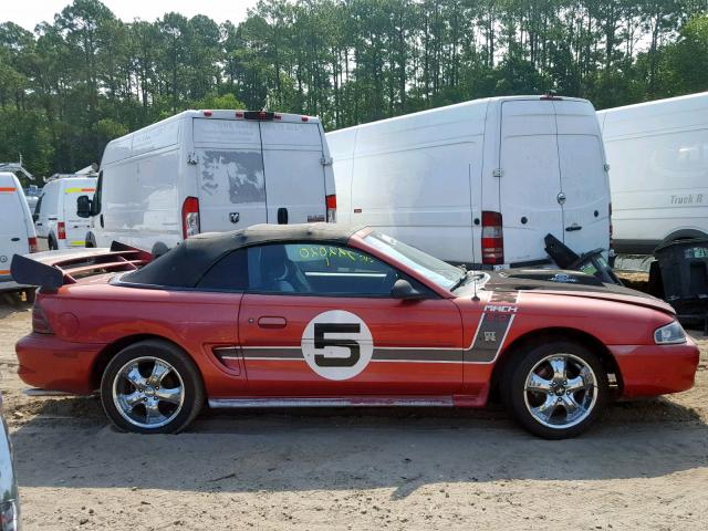 1FALP45T9SF232136 - 1995 FORD MUSTANG GT RED photo 9