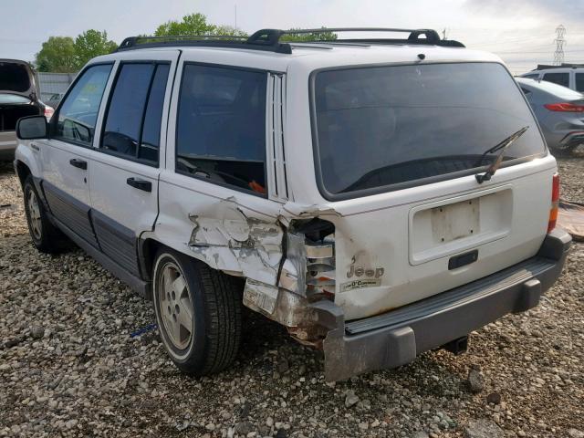 1J4GZ58S8SC776458 - 1995 JEEP GRAND CHER WHITE photo 3