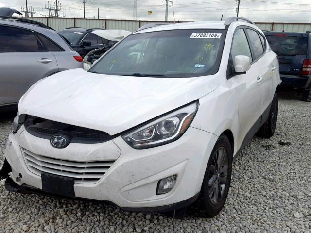 KM8JU3AG6FU074168 - 2015 HYUNDAI TUCSON LIM WHITE photo 2