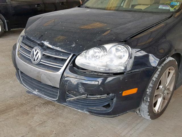 3VWST71K96M845358 - 2006 VOLKSWAGEN JETTA TDI BLACK photo 9