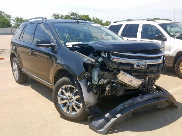 2FMDK3JC3DBC92278 - 2013 FORD EDGE SEL BLACK photo 1