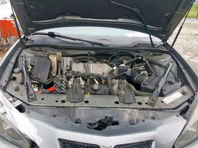 2G2WS522741370974 - 2004 PONTIAC GRAND PRIX SILVER photo 7