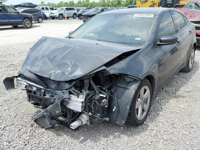 1C3CDFBA4GD720614 - 2016 DODGE DART SXT GRAY photo 2