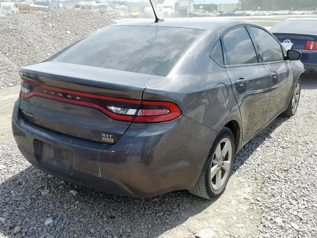 1C3CDFBA4GD720614 - 2016 DODGE DART SXT GRAY photo 4