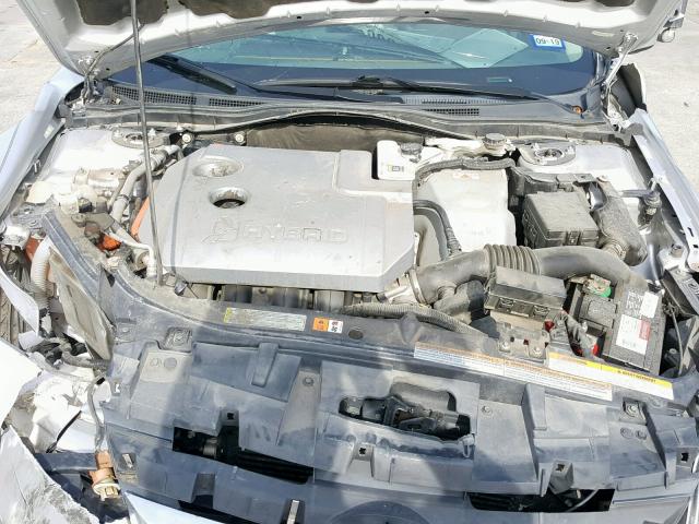 3FADP0L37CR246721 - 2012 FORD FUSION HYB SILVER photo 7