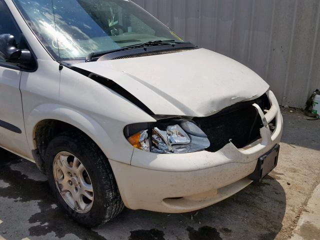 1D8GP25313B249698 - 2003 DODGE CARAVAN SE WHITE photo 10