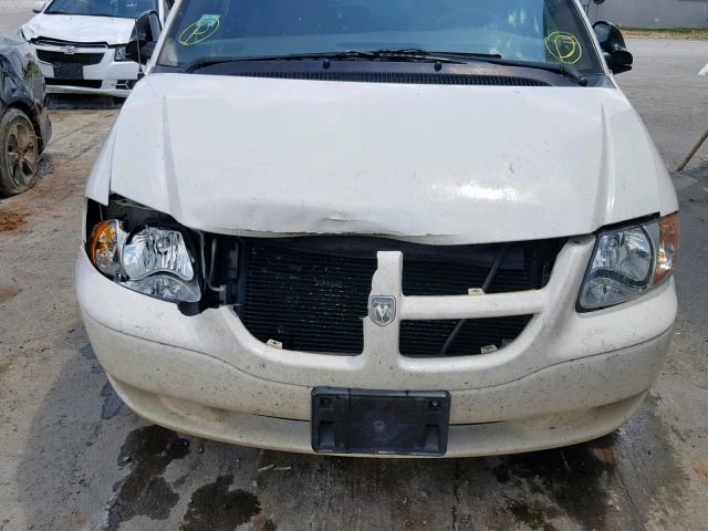 1D8GP25313B249698 - 2003 DODGE CARAVAN SE WHITE photo 9