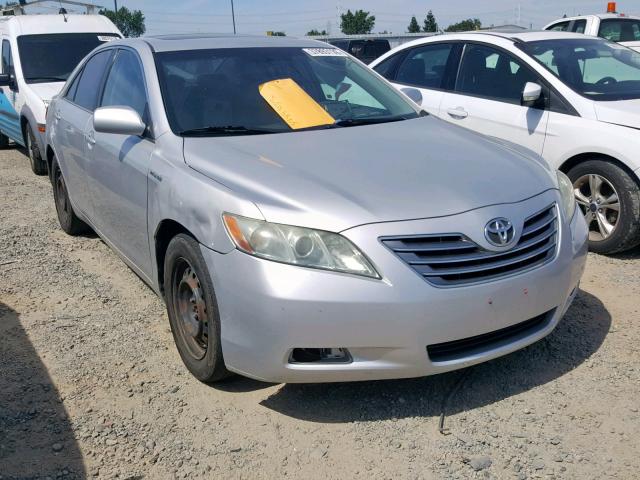 4T1BB46K38U034890 - 2008 TOYOTA CAMRY HYBR SILVER photo 1