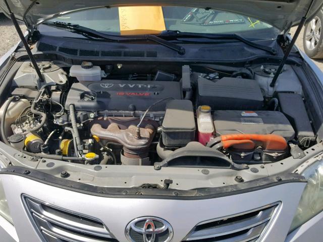 4T1BB46K38U034890 - 2008 TOYOTA CAMRY HYBR SILVER photo 7