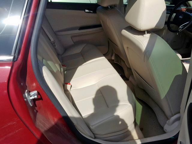 2G1WD58C369253587 - 2006 CHEVROLET IMPALA SUP მუქწითელი ფოტო 6
