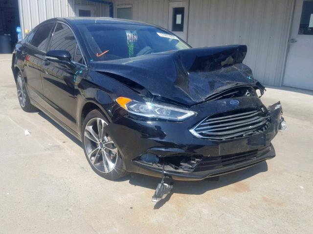 3FA6P0K97JR174642 - 2018 FORD FUSION TIT BLACK photo 1