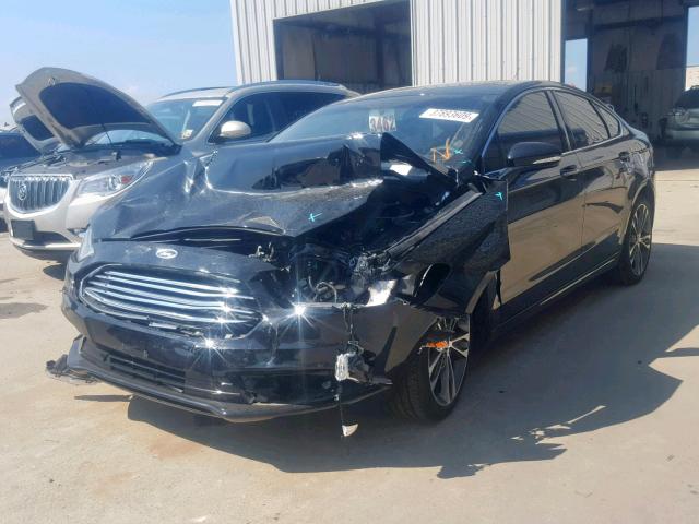 3FA6P0K97JR174642 - 2018 FORD FUSION TIT BLACK photo 2