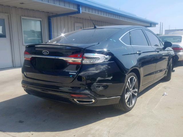 3FA6P0K97JR174642 - 2018 FORD FUSION TIT BLACK photo 4