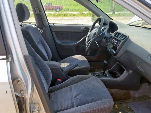 2HGEJ6612YH525513 - 2000 HONDA CIVIC BASE Gümüş foto 5