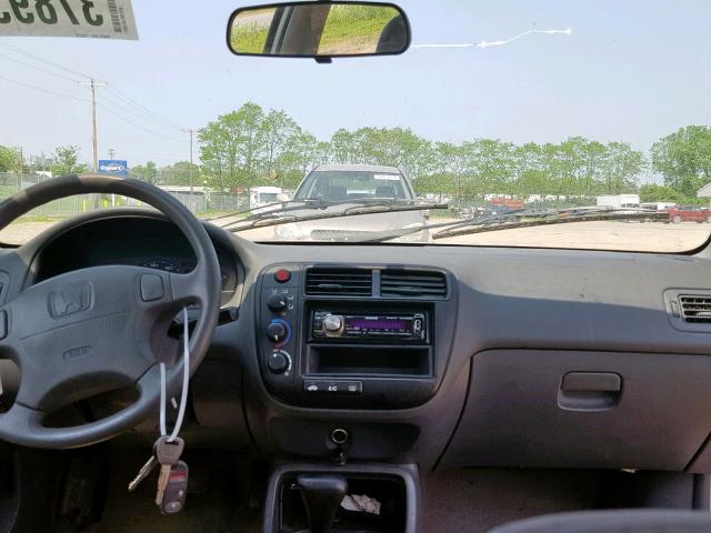 2HGEJ6612YH525513 - 2000 HONDA CIVIC BASE Gümüş foto 9