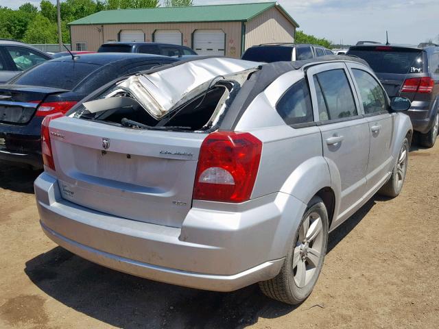 1B3CB4HA1AD538875 - 2010 DODGE CALIBER SX SILVER photo 4