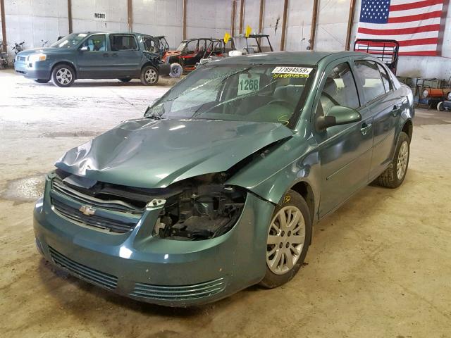 1G1AD5F51A7167400 - 2010 CHEVROLET COBALT 1LT BLUE photo 2