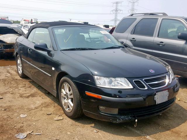 YS3FD79Y466002462 - 2006 SAAB 9-3 BLACK photo 1