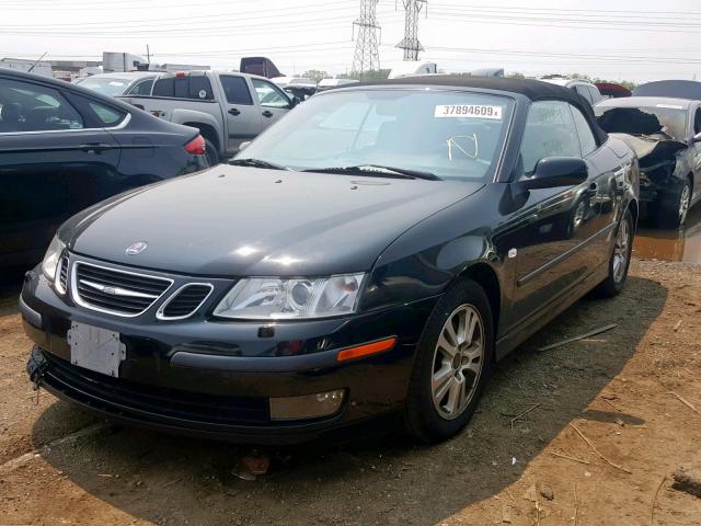 YS3FD79Y466002462 - 2006 SAAB 9-3 BLACK photo 2