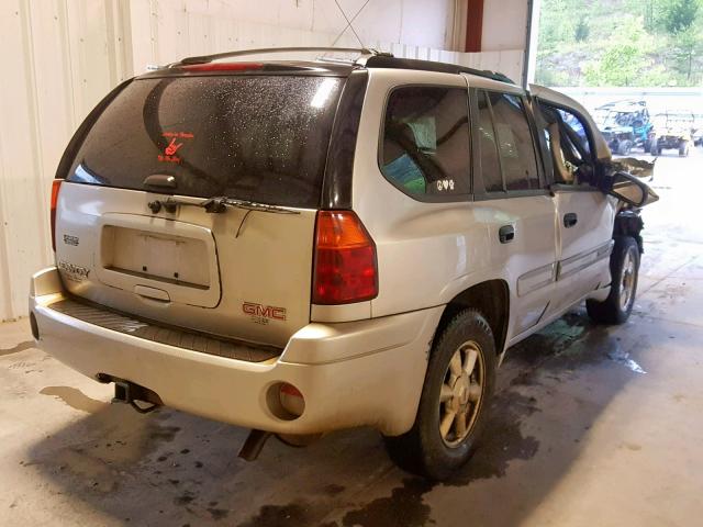 1GKDT13S352240591 - 2005 GMC ENVOY SILVER photo 4