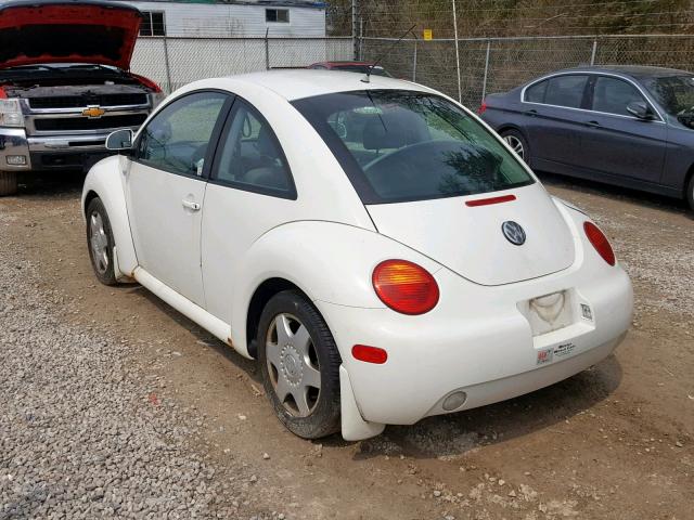 3VWCA21C9XM409715 - 1999 VOLKSWAGEN NEW BEETLE WHITE photo 3
