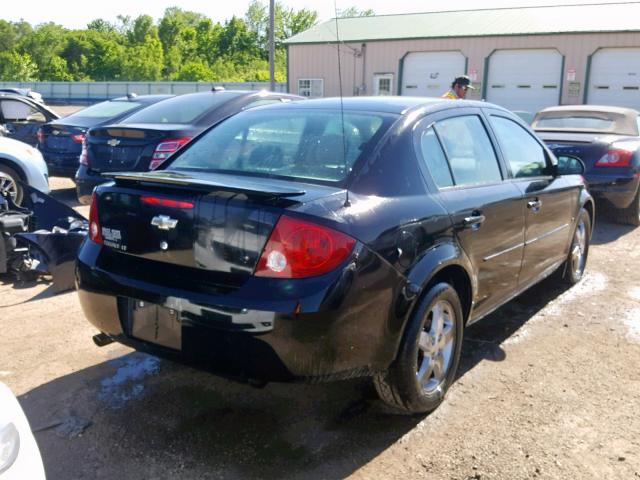 1G1AL55FX67818995 - 2006 CHEVROLET COBALT LT BLACK photo 4