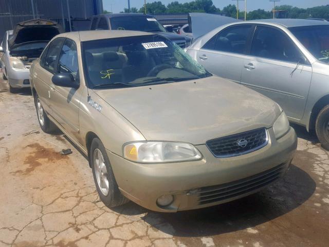 3N1BB51DX1L118114 - 2001 NISSAN SENTRA SE TAN photo 1