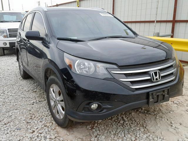 5J6RM3H73CL035806 - 2012 HONDA CR-V EXL BLACK photo 1