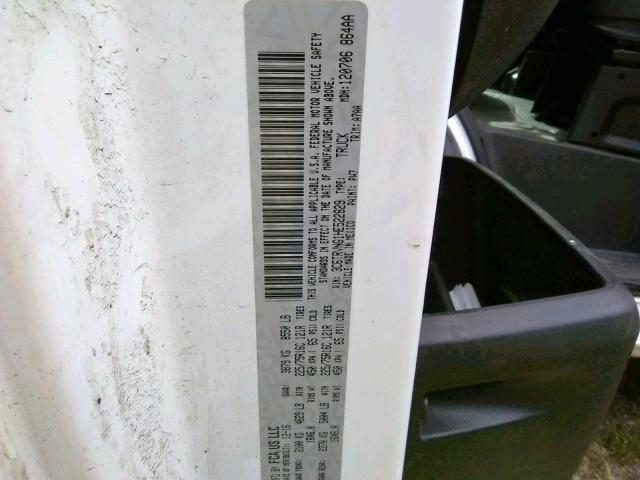 3C6TRVNG1HE522829 - 2017 RAM PROMASTER WHITE photo 10