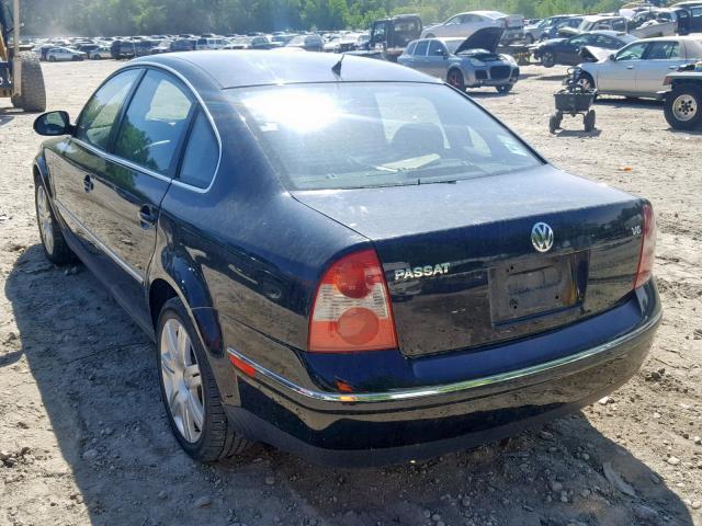 WVWRU63B05P029153 - 2005 VOLKSWAGEN PASSAT GLX 黑色 照片 3