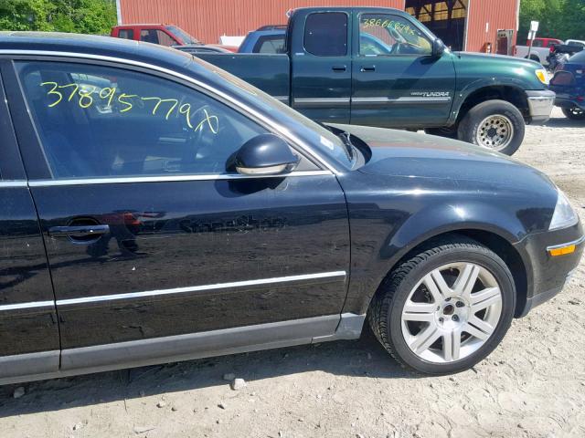 WVWRU63B05P029153 - 2005 VOLKSWAGEN PASSAT GLX 黑色 照片 9