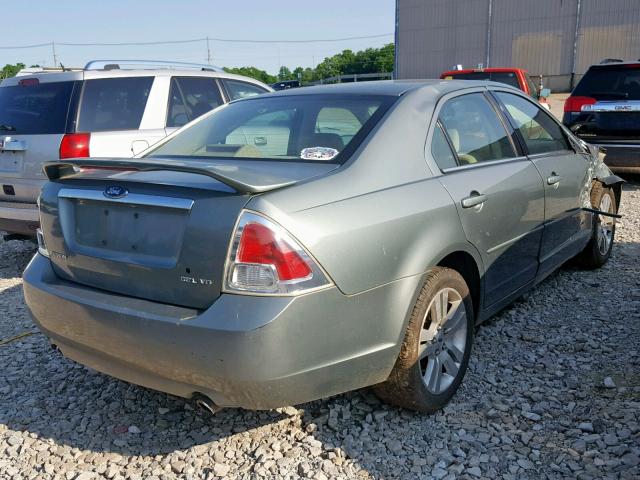 3FAFP081X6R166124 - 2006 FORD FUSION SEL GRAY photo 4