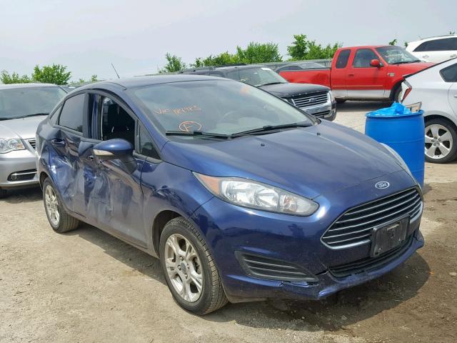 3FADP4BJ8GM184983 - 2016 FORD FIESTA SE BLUE photo 1