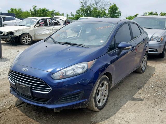 3FADP4BJ8GM184983 - 2016 FORD FIESTA SE BLUE photo 2